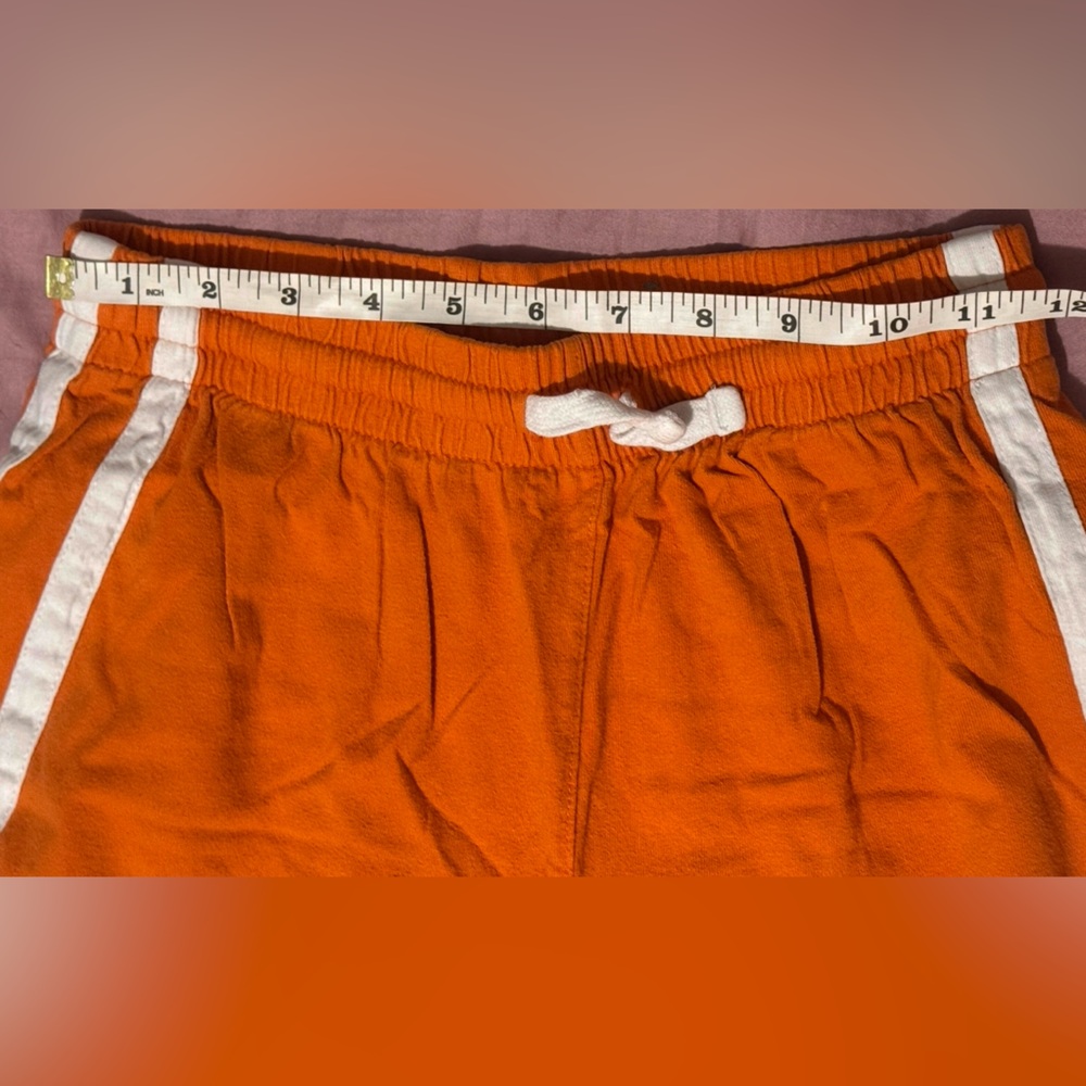 PLACE Orange With White Stripes On Sides Super Soft Great Shorts Youth Large - Picture 4 of 8